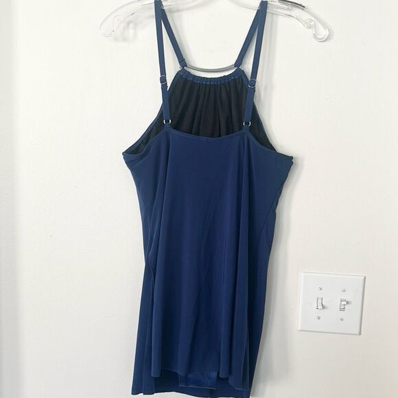 Magicsuit Parker One Piece Swim Dress Navy Blue 10 - Picture 5 of 10